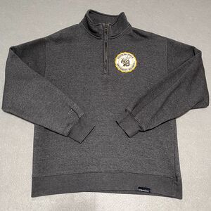 Montana State University Billings Sweatshirt Men Large Gray Quarter Zip CI Sport